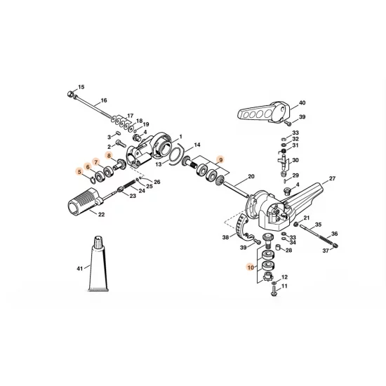 STIHL  Zestaw zębnika 4230 640 7305